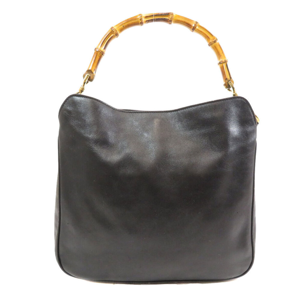Gucci Bamboo Bag Handbag Leather